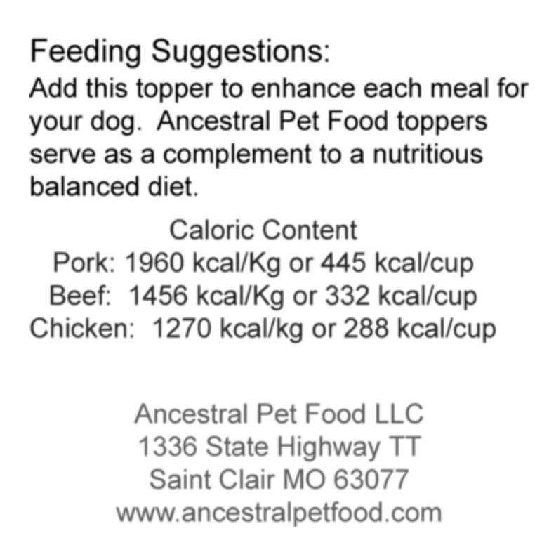 Homestyle Chicken Meal Topper