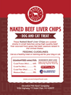 Naked Beef Liver Chips
